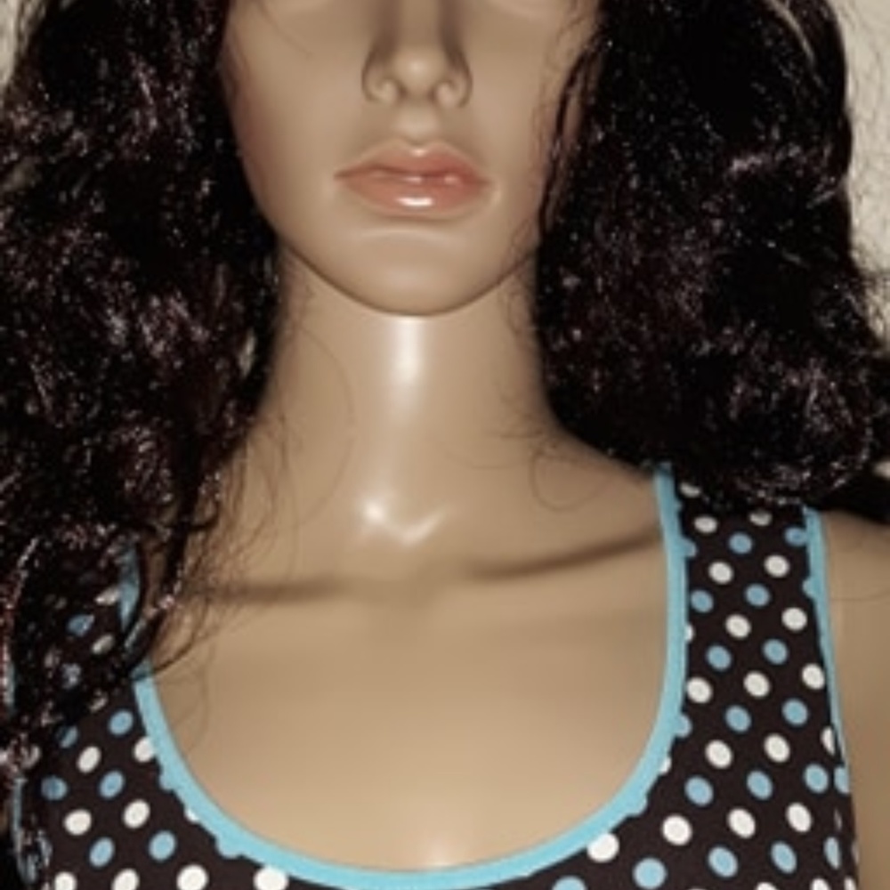 Studio I Polka dot dress Size 4p - Picture 2 of 10
